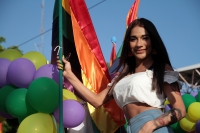 Viernes 28 de junio del 2019. Tuxtla Gutiérrez. Con las banderas de la diversidad, esta tarde se realiza en la ciudad la Marcha del Orgullo LGBTTTi