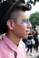 Viernes 28 de junio del 2019. Tuxtla Gutiérrez. Con las banderas de la diversidad, esta tarde se realiza en la ciudad la Marcha del Orgullo LGBTTTi