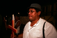 Martes 22 de febrero. Migrantes en su transito al norte del país realizan esta noche una protesta simbólica en las vías y vagones del tren, en el consulado de El Salvador en Arriaga para protestar por las políticas migratorias que se discutirán en el Sena