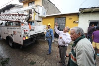 Viernes 23 de julio del 2015. San Cristóbal de las Casas. Varios comercios, casas y servicios públicos sufrieron afectaciones esta tarde al producirse una tromba en el norte de esta ciudad ubicada en la Zona Altos del estado de Chiapas.