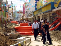 Martes 8 de noviembre. Atraso en las obras del Centro.