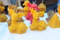 Gutiérrez/Productores de abejas en Tumbalá, presentan los productos y sus derivados durante el 1er Encuentro Apícola que se realiza en esta ciudad.