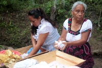 Sábado 7 de septiembre del 2019. San Fernando. Los ritos costumbristas que se realizan en la zona boscosa del Tzimbac durante los preparativos de los festejos de la Virgen del Rosario en la comunidad que los pobladores llamaron Cabeza de Agua o Tzonoapan