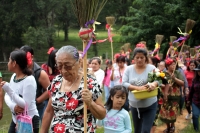 Sábado 7 de septiembre del 2019. San Fernando. Los ritos costumbristas que se realizan en la zona boscosa del Tzimbac durante los preparativos de los festejos de la Virgen del Rosario en la comunidad que los pobladores llamaron Cabeza de Agua o Tzonoapan