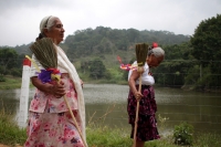 Sábado 7 de septiembre del 2019. San Fernando. Los ritos costumbristas que se realizan en la zona boscosa del Tzimbac durante los preparativos de los festejos de la Virgen del Rosario en la comunidad que los pobladores llamaron Cabeza de Agua o Tzonoapan