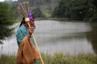 Sábado 7 de septiembre del 2019. San Fernando. Los ritos costumbristas que se realizan en la zona boscosa del Tzimbac durante los preparativos de los festejos de la Virgen del Rosario en la comunidad que los pobladores llamaron Cabeza de Agua o Tzonoapan
