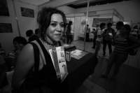 Estudiantes del sistema medio superior del estado de Chiapas, se reúnen esta mañana en la ciudad de Tuxtla Gutiérrez para conocer las ofertas de estudio superior ofrecidas durante la Expo-Universidad.