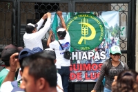 Jueves 8 de agosto del 2019. Tuxtla Gutiérrez. Organizaciones sociales y campesinas se unen a las jornadas nacionales durante el aniversario del nacimiento de Emiliano Zapata.