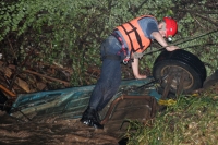 Lunes 11 de julio. Debido a las obras inconclusas en la carretera entre la colonia Vicente Guerrero y la delegación de Terán, un vehÃculo fue arrastrado por las aguas que atraviesa la carretera hacia el rio que se desbordo la noche de este domingo. Lunes 11 de julio. Debido a las obras inconclusas en la carretera entre la colonia Vicente Guerrero y la delegación de Terán, un vehÃculo fue arrastrado por las aguas que atraviesa la carretera hacia el rio que se desbordo la noche de este domingo.