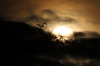 Martes 5 de junio del 2012. Tuxtla Gutiérrez, Chiapas. Aspecto del fenómeno astronómico donde se puede observar el planeta Venus enfrente del Sol desde el libramiento norte de Tuxtla Gutiérrez.