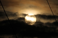 Martes 5 de junio del 2012. Tuxtla Gutiérrez, Chiapas. Aspecto del fenómeno astronómico donde se puede observar el planeta Venus enfrente del Sol desde el libramiento norte de Tuxtla Gutiérrez.