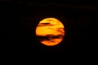Martes 5 de junio del 2012. Tuxtla Gutiérrez, Chiapas. Aspecto del fenómeno astronómico donde se puede observar el planeta Venus enfrente del Sol desde el libramiento norte de Tuxtla Gutiérrez.