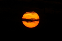 Martes 5 de junio del 2012. Tuxtla Gutiérrez, Chiapas. Aspecto del fenómeno astronómico donde se puede observar el planeta Venus enfrente del Sol desde el libramiento norte de Tuxtla Gutiérrez.