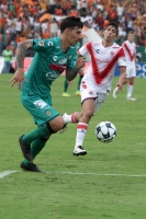 Domingo 14 de agosto del 2016. Tuxtla Gutiérrez. Aspectos del partido entre Jaguares de Chiapas y el Veracruz.
