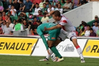 Domingo 14 de agosto del 2016. Tuxtla Gutiérrez. Aspectos del partido entre Jaguares de Chiapas y el Veracruz.