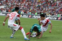 Domingo 14 de agosto del 2016. Tuxtla Gutiérrez. Aspectos del partido entre Jaguares de Chiapas y el Veracruz.