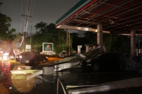 Viernes 23 de junio del 2017. Tuxtla Gutiérrez. Afectaciones en las vialidades y casas encharcadas por la tromba que afectó la zona norte oriente de la capital del estado de Chiapas. Las brigadas de Protección Civil continúan prestando ayuda a los afectad