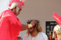Foto/Rafa Velasco Salas. Domingo 24 de abril. La representación de la pasión y muerte de Jesús se llevo a cabo en las avenidas de la ciudad de Pichucalco con la participación de cientos de feligreses.