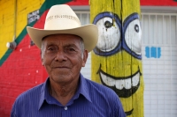 Enero del 2015. Suchiapa. La Viejada de San Sebastián. Los danzantes tradicionales de esta comunidad de la depresión central del estado de Chiapa, bailan en las calles haciendo sátira de personajes públicos, vestidos como mujeres