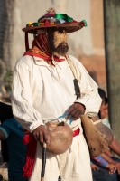 Lunes 22 de enero del 2018. Suchiapa. La danza de La Viejada se ha ido transformando durante los últimos años pero aún es posible observar a los personajes tradicionales vestidos a la usanza indí­gena y con máscaras de cuero crudo durante las festivid