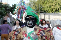 Viernes 22 de enero del 2016. Suchiapa. La Danza del Viejo o La Viejada. Los danzantes representan una burla social con sus gritos y  vestimenta durante el recorrido que realizan conmemorando a San Sebastián Mártir en esta localidad ubicada a 17 kilómetro