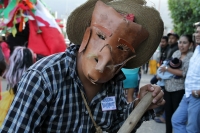 Viernes 22 de enero del 2016. Suchiapa. La Danza del Viejo o La Viejada. Los danzantes representan una burla social con sus gritos y  vestimenta durante el recorrido que realizan conmemorando a San Sebastián Mártir en esta localidad ubicada a 17 kilómetro