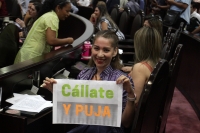 Martes 29 de octubre del 2019. Tuxtla Gutiérrez. Diputados chiapanecos piden en tribuna visibilizar los casos de violencia obstétrica en los hospitales de este estado del sureste de México. Martes 29 de octubre del 2019. Tuxtla Gutiérrez. Diputados chiapanecos piden en tribuna visibilizar los casos de violencia obstétrica en los hospitales de este estado del sureste de México.