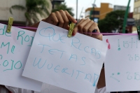 Miércoles 25 de noviembre del 2015. Tuxtla Gutiérrez. En el día internacional para la Eliminación de la Violencia hacia las Mujeres en la capital del estado de Chiapas.