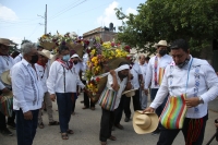 20210114. Tuxtla g. La importancia de las flores en los rituales Zoques. La bajada de las Vírgenes de Copoya. Virgen del Rosario.