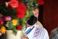 20210114. Tuxtla g. La importancia de las flores en los rituales Zoques. La bajada de las Vírgenes de Copoya. Virgen del Rosario.