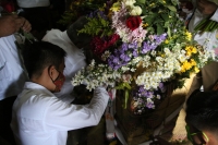 20210114. Tuxtla g. La importancia de las flores en los rituales Zoques. La bajada de las Vírgenes de Copoya. Virgen del Rosario.