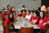 Lunes 20 de septiembre. Las seleccionadas de Argentina se preparan este medio día para participar en el Torneo final del Campeonato Internacional de voleo bol que se realizara en la ciudad de Tuxtla Gutiérrez, Chiapas. (En las imágenes Rojo-México, Azul-A