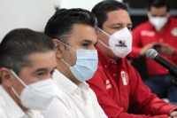 20210330. Tuxtla G. Willy Ochoa de la alianza PAN PRD y PRI para la alcaldía de la capital de Chiapas