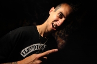 Sábado 3 de mayo del 2014. Tuxtla Gutiérrez. Mark El Loco  Phillips canadiense de los X-Pilots Team durante la conferencia previa al Word Freestyle Motocross que se realizara el domingo 4 de mayo en la capital del estado de Chiapas.