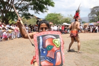 Indígenas Mayas y Zoques realizan un ceremonial de danza pre hispánica en las ruinas arqueológicas de la comunidad Chiapa de Corzo para celebrar la entrada de la primavera