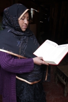Domingo 7 de febrero del 2016. San Cristóbal de las Casas. Yamila, madre tsotsil de la comunidad islámica