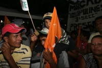 Yassir y Chachita se encuentran con sus seguidores esta tarde en el Parque de la Marimba donde festejan que son registrados como pre-candidatos por la coalición de los partidos políticos.
