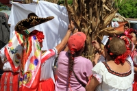 Sábado 2 de febrero del 2018. Tuxtla Gutiérrez. Los bailes de la Virgen de Candelaria son realizados este medio día por los miembros de la comunidad Zoque en la Parroquia de Copoya