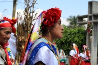 Sábado 2 de febrero del 2018. Tuxtla Gutiérrez. Los bailes de la Virgen de Candelaria son realizados este medio día por los miembros de la comunidad Zoque en la Parroquia de Copoya