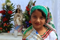 Sábado 2 de febrero del 2018. Tuxtla Gutiérrez. Los bailes de la Virgen de Candelaria son realizados este medio día por los miembros de la comunidad Zoque en la Parroquia de Copoya