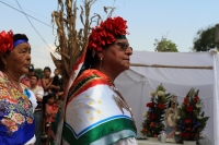Sábado 2 de febrero del 2018. Tuxtla Gutiérrez. Los bailes de la Virgen de Candelaria son realizados este medio día por los miembros de la comunidad Zoque en la Parroquia de Copoya