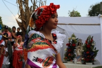 Sábado 2 de febrero del 2018. Tuxtla Gutiérrez. Los bailes de la Virgen de Candelaria son realizados este medio día por los miembros de la comunidad Zoque en la Parroquia de Copoya