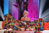 Miércoles 22 de agosto del 2012. Tuxtla Gutiérrez, Chiapas. Esta tarde se llevó a cabo la grabación del programa televisivo Una Noche Con Yuri donde presenta los premios especiales del Concurso Nuestra Belleza 2012.