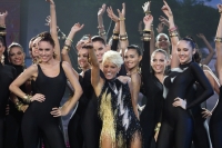 Miércoles 22 de agosto del 2012. Tuxtla Gutiérrez, Chiapas. Esta tarde se llevó a cabo la grabación del programa televisivo Una Noche Con Yuri donde presenta los premios especiales del Concurso Nuestra Belleza 2012