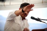 20220227. Chicoasen. Zoe Robledo Aburto se reune con simpatizantes llamando a la defensa de CFE