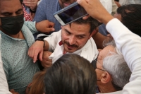 20220227. Chicoasen. Zoe Robledo Aburto se reune con simpatizantes llamando a la defensa de CFE