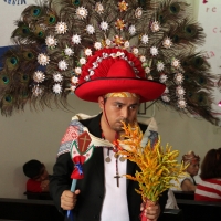 Miércoles 17 de agosto del 2016. Tuxtla Gutiérrez. La comunidad Zoque durante las celebraciones de San Roque y San Jacinto visitan las casas que comparten El Costumbre
