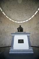 Estatua de Benito Juarez en el congreso de Chiapas