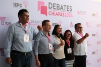 20240505. Tuxtla. El debate entre los candidatos para la gubernatura del estado de Chiapas se realiza esta tarde en Tuxtla Gutiérrez.