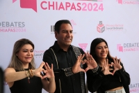 20240505. Tuxtla. El debate entre los candidatos para la gubernatura del estado de Chiapas se realiza esta tarde en Tuxtla Gutiérrez.